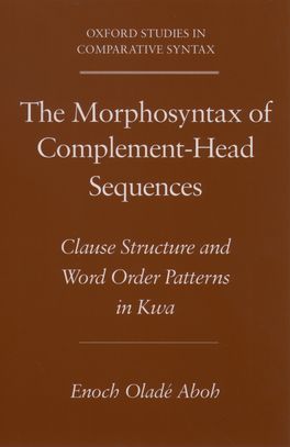 The Morphosyntax of Complement-Head Sequences | Zookal Textbooks | Zookal Textbooks