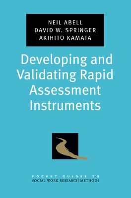 Developing and Validating Rapid Assessment Instruments | Zookal Textbooks | Zookal Textbooks