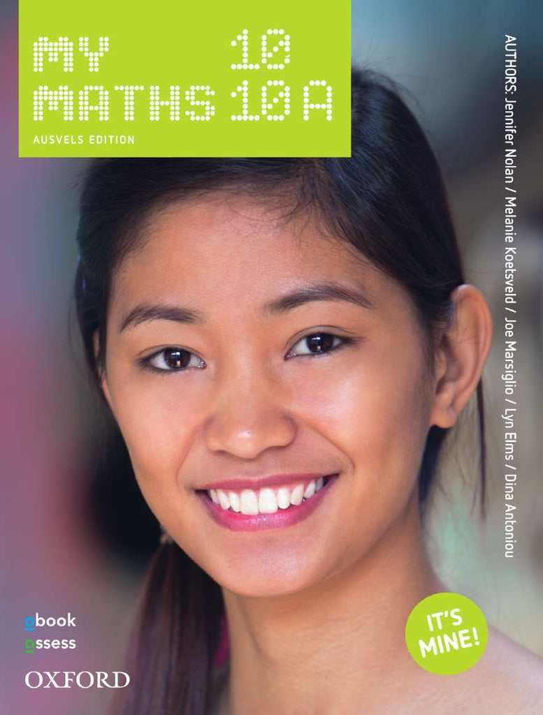 MyMaths 10+10A AusVELS Student book + obook assess | Zookal Textbooks | Zookal Textbooks