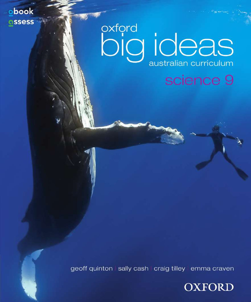 Oxford Big Ideas Science 9 Australian Curriculum Student book + obook assess | Zookal Textbooks | Zookal Textbooks