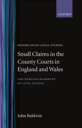 Small Claims in the County Courts in England and Wales | Zookal Textbooks | Zookal Textbooks