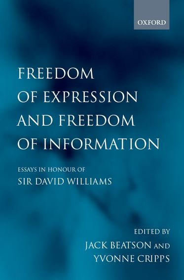 Freedom of Expression and Freedom of Information | Zookal Textbooks | Zookal Textbooks
