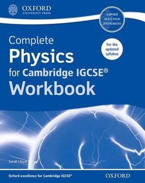 Complete Physics for Cambridge IGCSERG Workbook | Zookal Textbooks | Zookal Textbooks