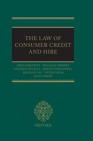 The Law of Consumer Credit and Hire | Zookal Textbooks | Zookal Textbooks