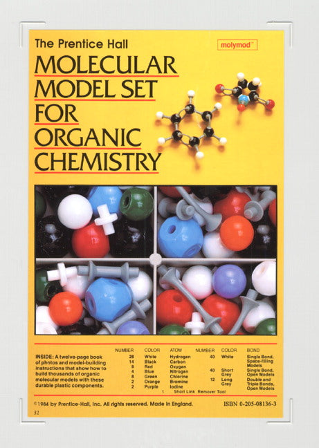 Prentice Hall Molecular Model Set for Organic Chemistry | Zookal Textbooks | Zookal Textbooks