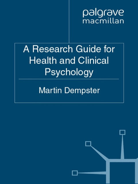 A Research Guide for Health and Clinical Psychology | Zookal Textbooks | Zookal Textbooks