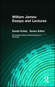 William James: Essays and Lectures | Zookal Textbooks | Zookal Textbooks