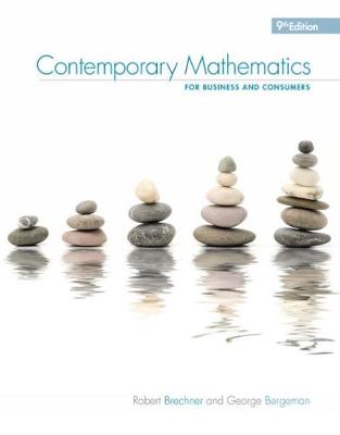 Contemporary Mathematics for Business & Consumers, 9th | Zookal Textbooks | Zookal Textbooks