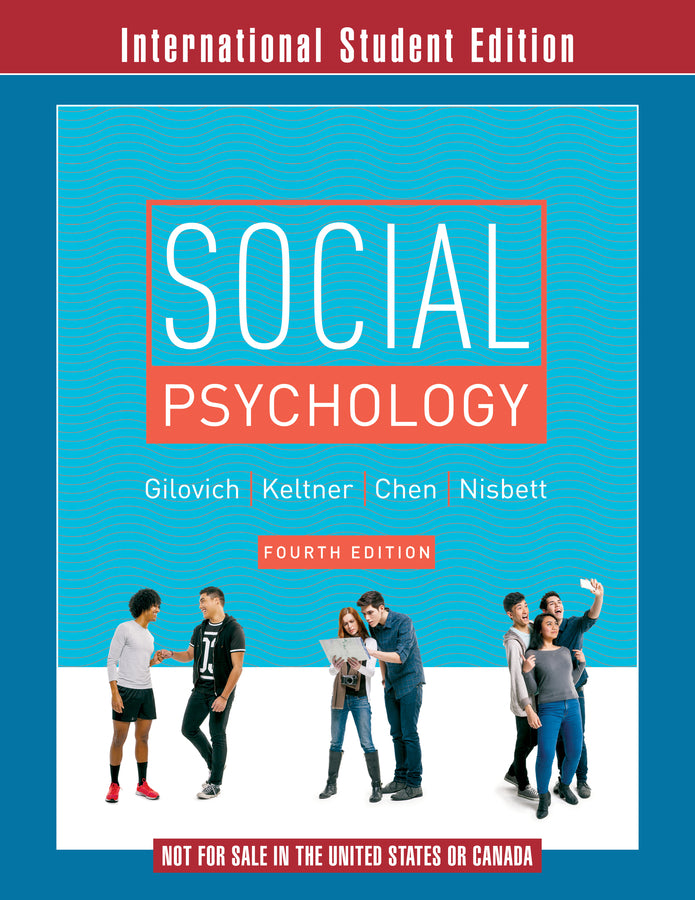 Social Psychology 4E International Student Edition | Zookal Textbooks | Zookal Textbooks