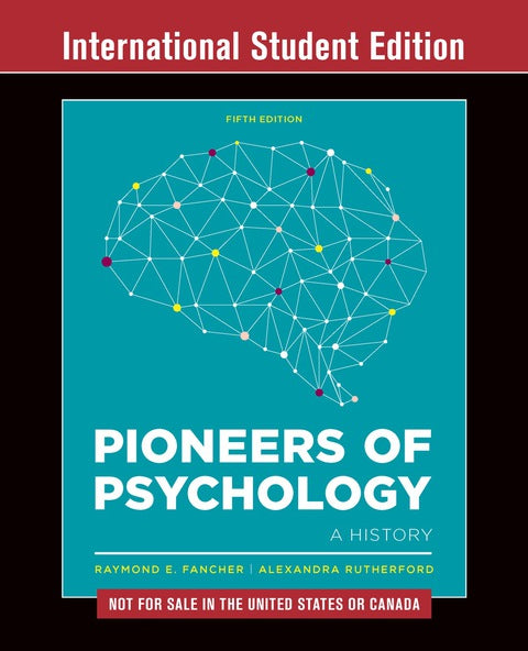 Pioneers of Psychology (Fifth International Edition) | Zookal Textbooks | Zookal Textbooks