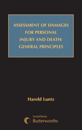 Assessment of Damages for Personal Injury and Death: General Principles (Hardback) | Zookal Textbooks | Zookal Textbooks