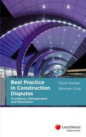 Best Practice in Construction Disputes | Zookal Textbooks | Zookal Textbooks