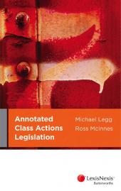 Annotated Class Actions Legislation | Zookal Textbooks | Zookal Textbooks