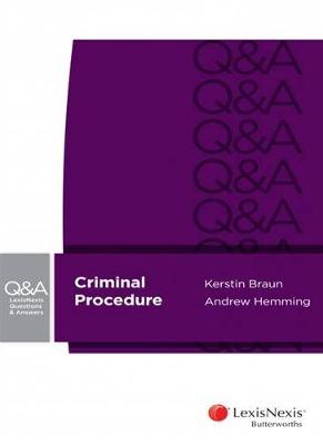 LexisNexis Questions & Answers - Criminal Procedure | Zookal Textbooks | Zookal Textbooks