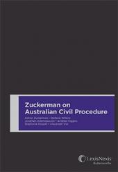 Zuckerman on Australian Civil Procedure (Hardback) | Zookal Textbooks | Zookal Textbooks