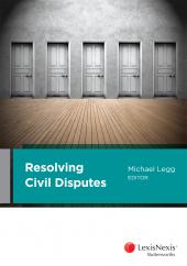 Resolving Civil Disputes | Zookal Textbooks | Zookal Textbooks