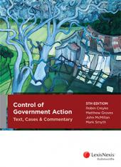 Control of Government Action: Text Cases and Commentary, 5th edition | Zookal Textbooks | Zookal Textbooks