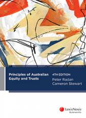 Principles of Australian Equity and Trusts, 4th edition | Zookal Textbooks | Zookal Textbooks