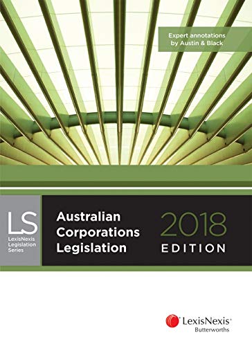 Australian Corporations Legislation 2018 | Zookal Textbooks | Zookal Textbooks