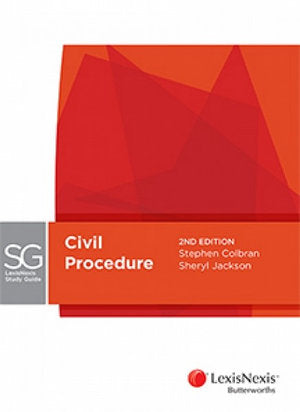 Lexis Nexis Study Guide: Civil Procedure, 2nd edition | Zookal Textbooks | Zookal Textbooks