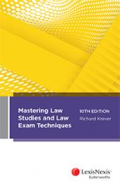 Mastering Law Studies and Law Exam Techniques, 10th edition | Zookal Textbooks | Zookal Textbooks
