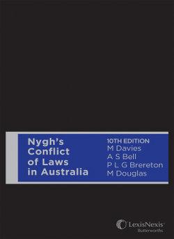 Nygh’s Conflict of Laws In Australia, 10th edition (Hardback) | Zookal Textbooks | Zookal Textbooks