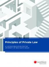 Principles of Private Law: A Custom Publication for the University of New South Wales | Zookal Textbooks | Zookal Textbooks