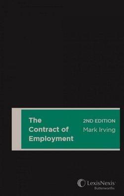 The Contract of Employment, 2nd edition (Hardback) | Zookal Textbooks | Zookal Textbooks