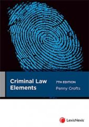 Criminal Law Elements | Zookal Textbooks | Zookal Textbooks