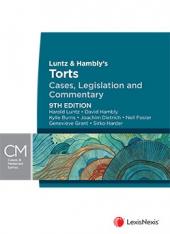 Luntz & Hambly’s Torts: Cases, Legislation and Commentary, 9th edition | Zookal Textbooks | Zookal Textbooks