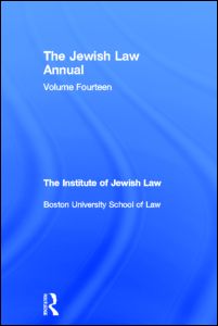 The Jewish Law Annual Volume 14 | Zookal Textbooks | Zookal Textbooks