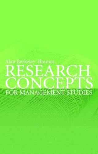 Research Concepts for Management Studies | Zookal Textbooks | Zookal Textbooks