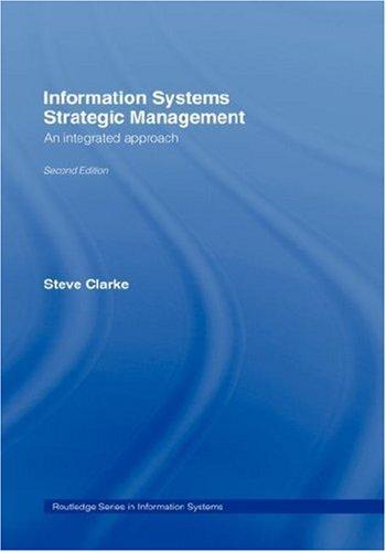 Information Systems Strategic Management | Zookal Textbooks | Zookal Textbooks