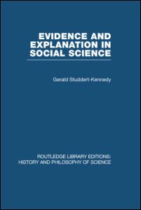 Evidence and Explanation in Social Science | Zookal Textbooks | Zookal Textbooks