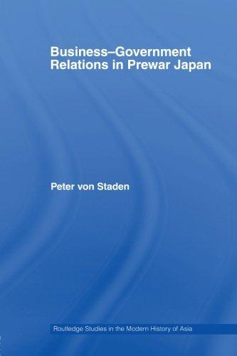 Business-Government Relations in Prewar Japan | Zookal Textbooks | Zookal Textbooks