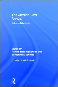 The Jewish Law Annual Volume 19 | Zookal Textbooks | Zookal Textbooks