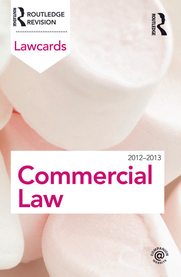 Commercial Lawcards 2012-2013 | Zookal Textbooks | Zookal Textbooks