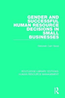 Gender and Successful Human Resource Decisions in Small Businesses | Zookal Textbooks | Zookal Textbooks