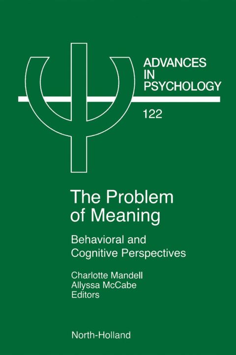Problem of Meaning Behavioural and Cognitive Perspectives: Behavioral and Cognitive Perspectives | Zookal Textbooks | Zookal Textbooks