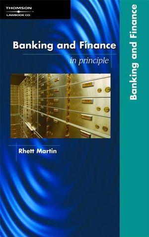 Banking & Finance: In Principle 1st edition | Zookal Textbooks | Zookal Textbooks