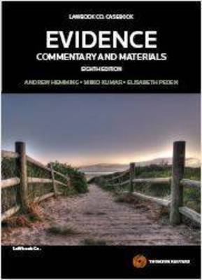 Evidence: Commentary & Materials 8th | Zookal Textbooks | Zookal Textbooks
