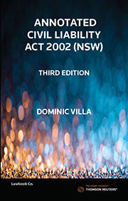 Annotated Civil Liability Act 2002 (NSW) 3e - Book | Zookal Textbooks | Zookal Textbooks