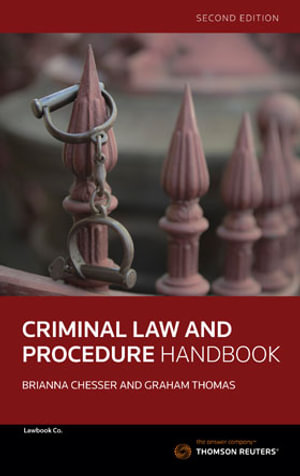 Criminal Law and Procedure Handbook 2nd ed | Zookal Textbooks | Zookal Textbooks