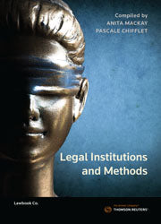 Legal Institutions and Methods | Zookal Textbooks | Zookal Textbooks