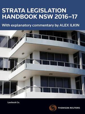 Strata Legislation Handbook NSW 2016-17 | Zookal Textbooks | Zookal Textbooks