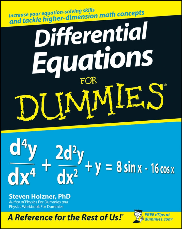 Differential Equations For Dummies | Zookal Textbooks | Zookal Textbooks