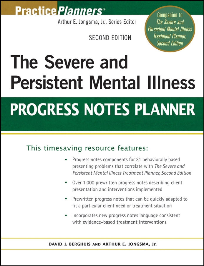 The Severe and Persistent Mental Illness Progress Notes Planner | Zookal Textbooks | Zookal Textbooks