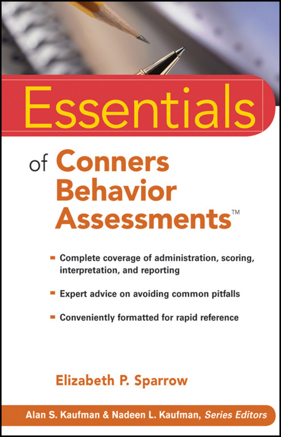 Essentials of Conners Behavior Assessments | Zookal Textbooks | Zookal Textbooks