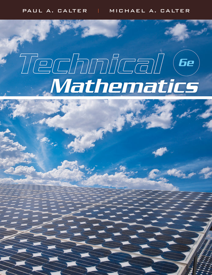 Technical Mathematics | Zookal Textbooks | Zookal Textbooks