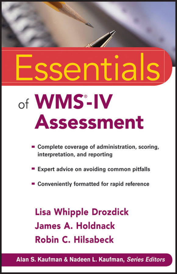 Essentials of WMS-IV Assessment | Zookal Textbooks | Zookal Textbooks